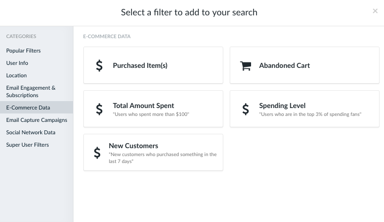Ecommerce-Filters