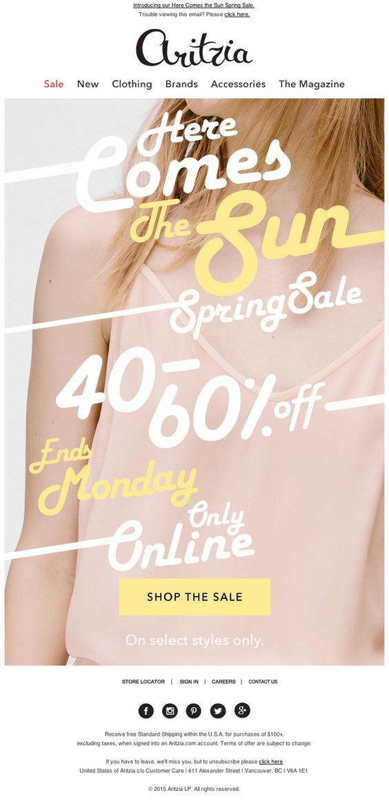 Aritzia-Here-Comes-the-Sun-Spring-Email