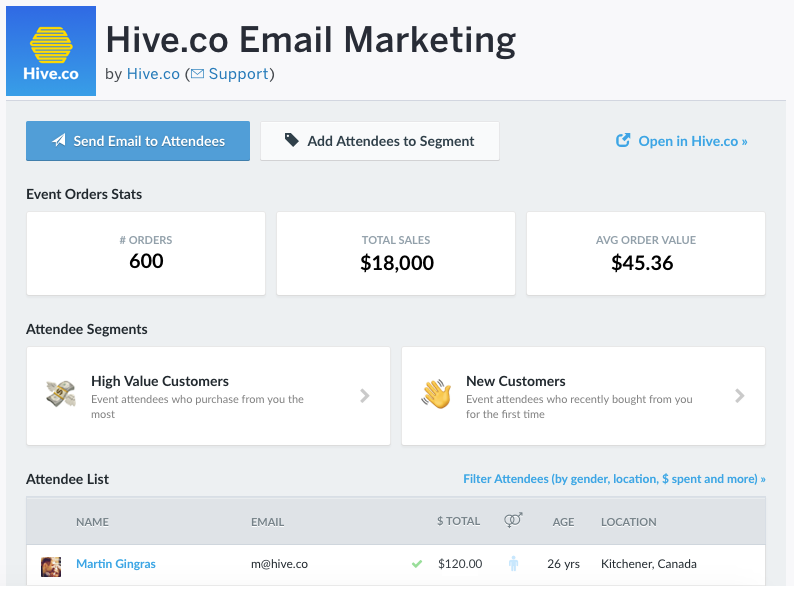 Hive.co--Eventbrite-Extension