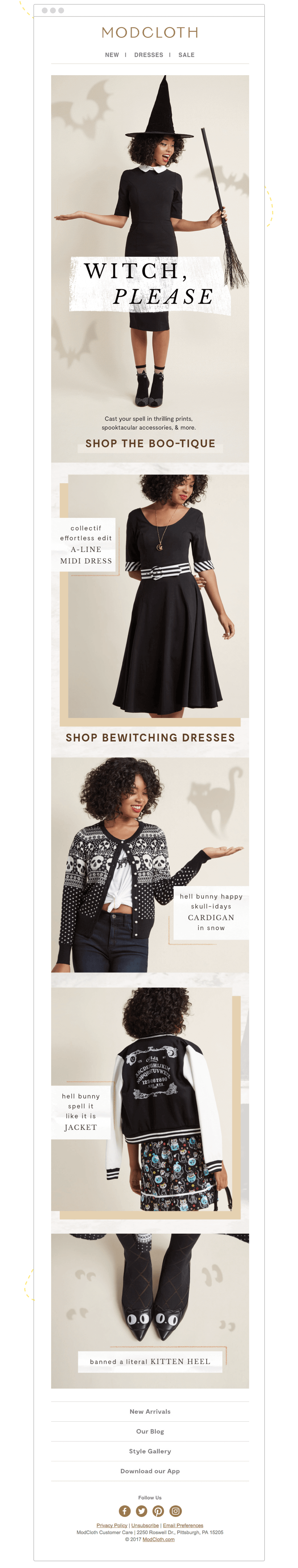 Modcloth_Halloween_Email_Campaign