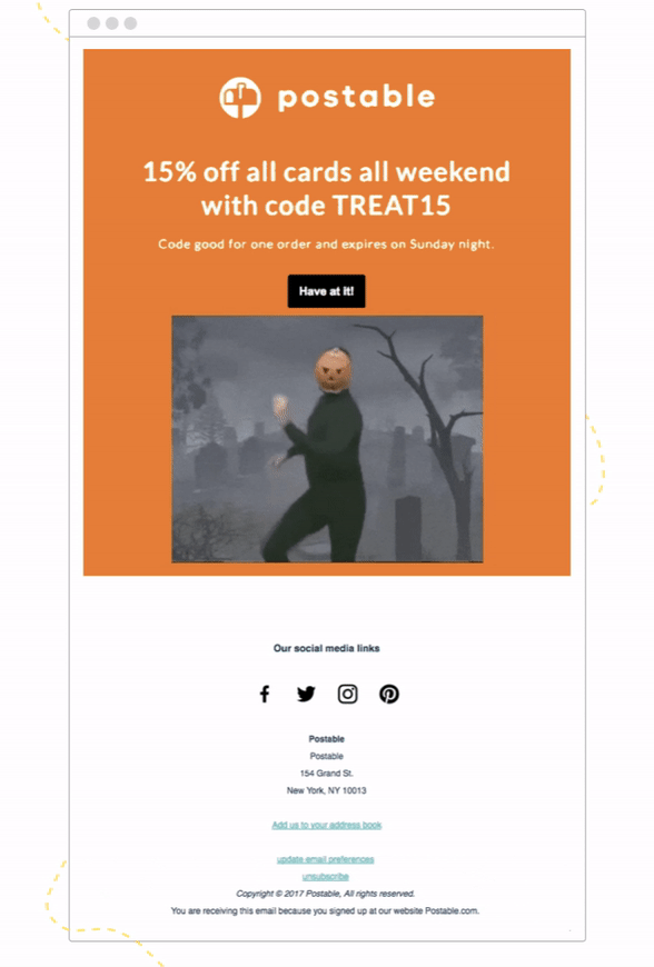 Postable-Halloween-GIF-email-campaign