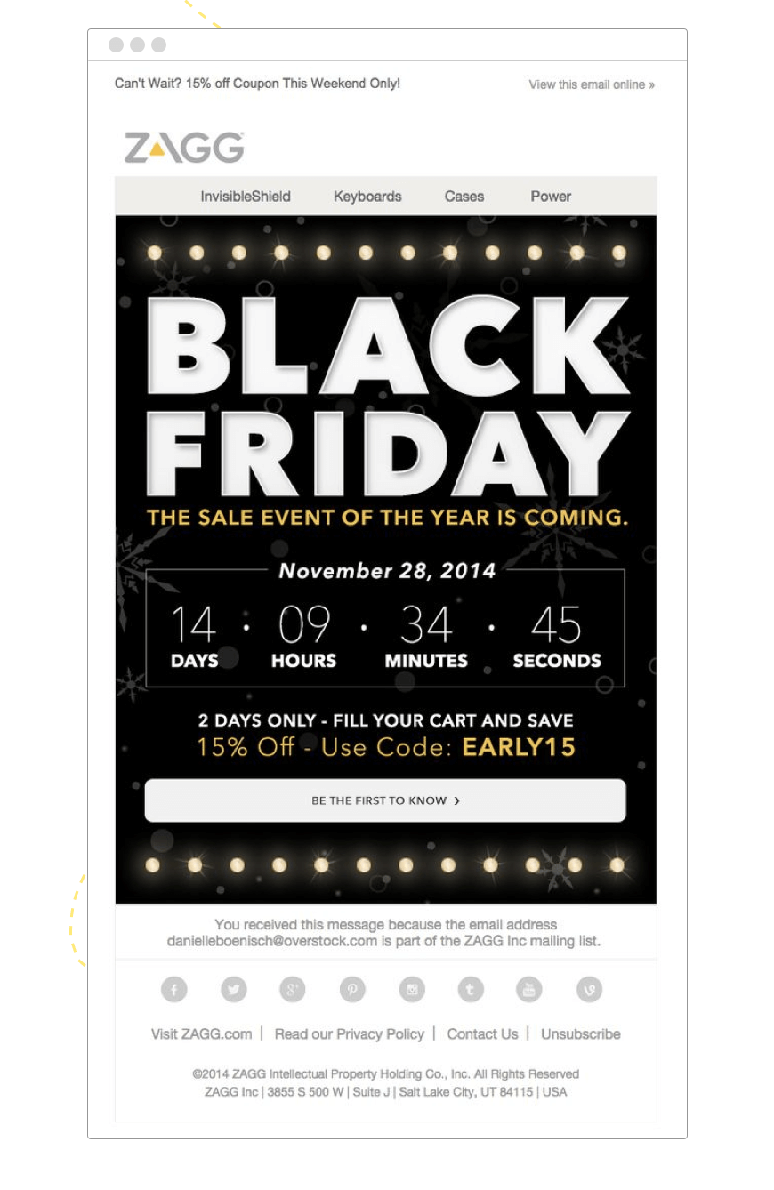 5 Tips For Perfecting Your Black Friday Ecommerce Email Strategy Hive Co