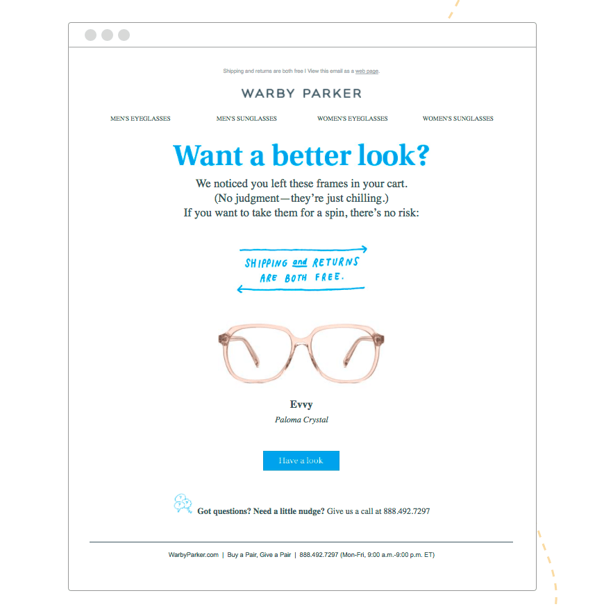 Warby_Parker_Abandoned_Cart_Email_Hive.co_Blog