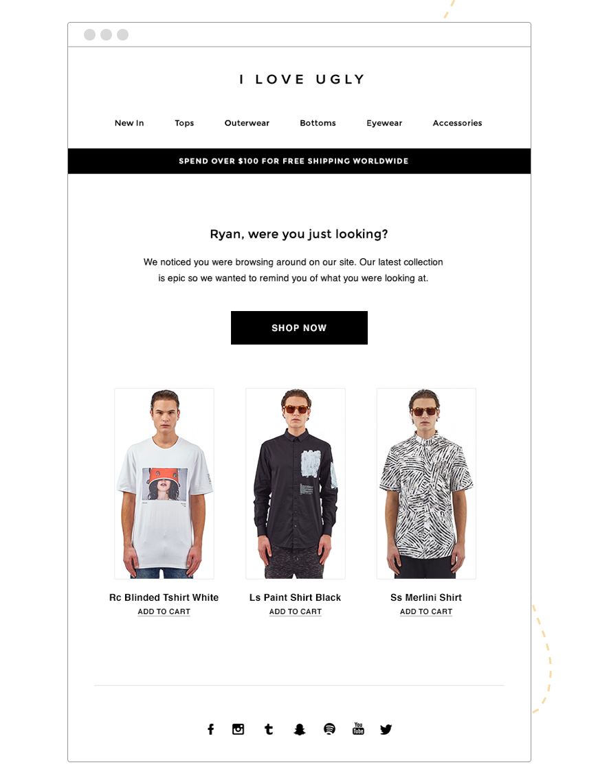 I-Love-Ugly-Browse-Abandonment-Email-Template-for-Ecommerce-1