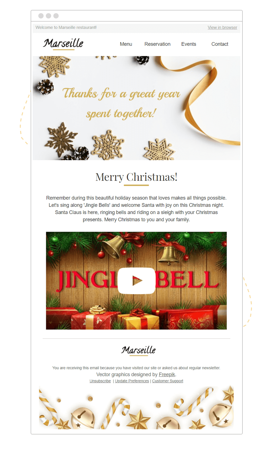 4 Christmas Email Templates For The Most Wonderful Time Of The Year